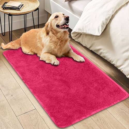Insun Teppich Wohnzimmer Hochflor Flauschig Waschbar Shaggy rutschfest Teppiche Schlafzimmer Knalliges Rosa 200 x 250 cm Insun Teppich Wohnzimmer Hochflor Flauschig Waschbar Shaggy rutschfest Teppiche Schlafzimmer Knalliges Rosa 200 x 250 cm von Insun