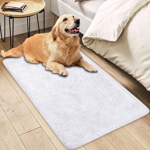 Insun Teppich Wohnzimmer Hochflor Flauschig Waschbar Shaggy rutschfest Teppiche Schlafzimmer Weiß 120 x 200 cm Insun Teppich Wohnzimmer Hochflor Flauschig Waschbar Shaggy rutschfest Teppiche Schlafzimmer Weiß 120 x 200 cm von Insun