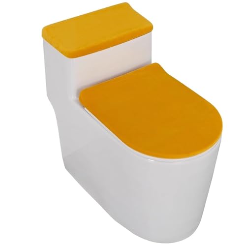 Insun Toiletten Sitzbezug und Tankschutzabdeckung Samt Elastisches Waschbar für Meisten Toiletten Gelb 2 Insun Toiletten Sitzbezug und Tankschutzabdeckung Samt Elastisches Waschbar für Meisten Toiletten Gelb 2 von Insun