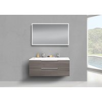 Badmöbel Set Intarbad CUBO 120 cm Doppelwaschbecken, Unterschrank und Led Spiegel Multilight Badmöbel Set Intarbad CUBO 120 cm Doppelwaschbecken, Unterschrank und Led Spiegel Multilight von Intarbad