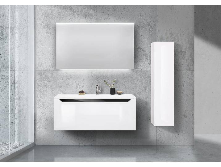 Badmöbel Set MONZA 120cm Waschtisch , Led Spiegel und Seitenschrank Badmöbel Set MONZA 120cm Waschtisch , Led Spiegel und Seitenschrank von Intarbad