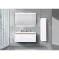 Doppelwaschbecken 120cmÂ Design Badmöbel, Made in Germany von Intarbad
