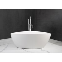 Freistehende Badewanne aus Mineralguss 157x70x57,2 cm in Weiß Glanz oder Matt Freistehende Badewanne aus Mineralguss 157x70x57,2 cm in Weiß Glanz oder Matt von Intarbad