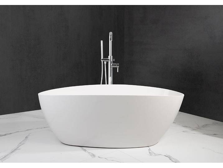 Freistehende Badewanne aus Mineralguss 157x70x57,2 cm in Weiß Glanz oder Matt Freistehende Badewanne aus Mineralguss 157x70x57,2 cm in Weiß Glanz oder Matt von Intarbad