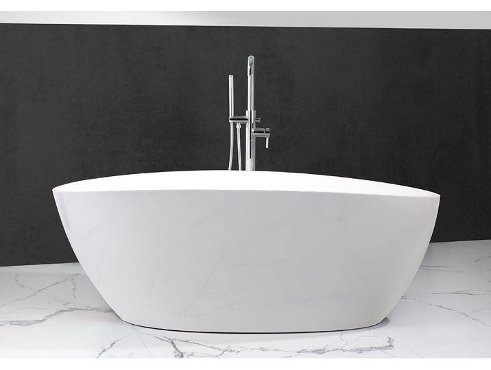Freistehende Badewanne aus Mineralguss 170x77x62 cm in Weiß Glanz oder Matt Freistehende Badewanne aus Mineralguss 170x77x62 cm in Weiß Glanz oder Matt von Intarbad