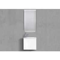 Gäste Badmöbel Set, Waschtisch 50x25cm, Design Spiegel LED von Intarbad