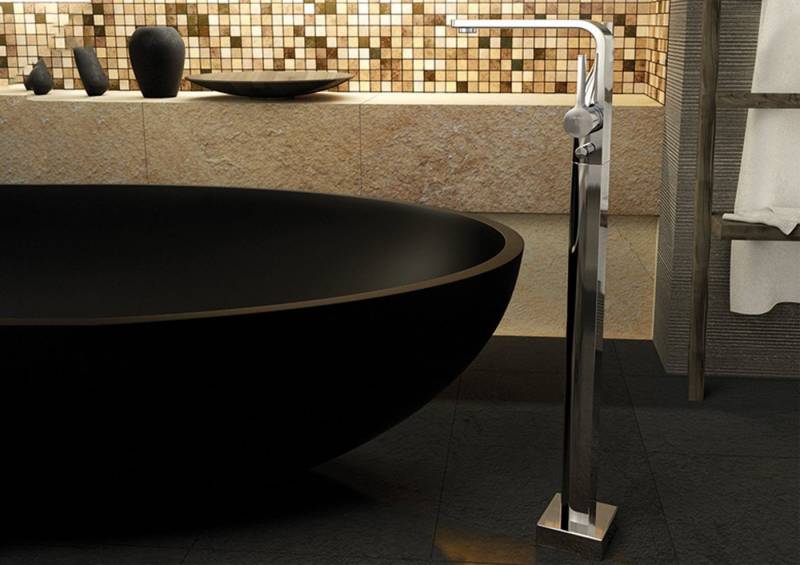 Intarbad Badarmatur Steinberg Serie 230 Wannen- /Brause-Einhebelmischer, freistehend von Intarbad