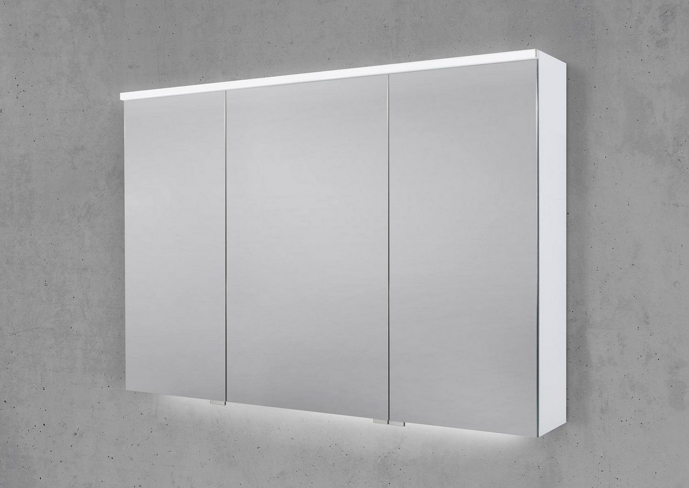 Intarbad Badezimmerspiegelschrank Spiegelschrank 100 cm 3 türig mit integrierter MULTI Light LED Intarbad Badezimmerspiegelschrank Spiegelschrank 100 cm 3 türig mit integrierter MULTI Light LED von Intarbad