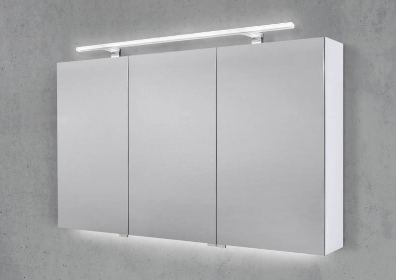 Intarbad Badezimmerspiegelschrank Spiegelschrank 120 cm mit MULTI LED Acryl Aufsatzleuchte Intarbad Badezimmerspiegelschrank Spiegelschrank 120 cm mit MULTI LED Acryl Aufsatzleuchte von Intarbad