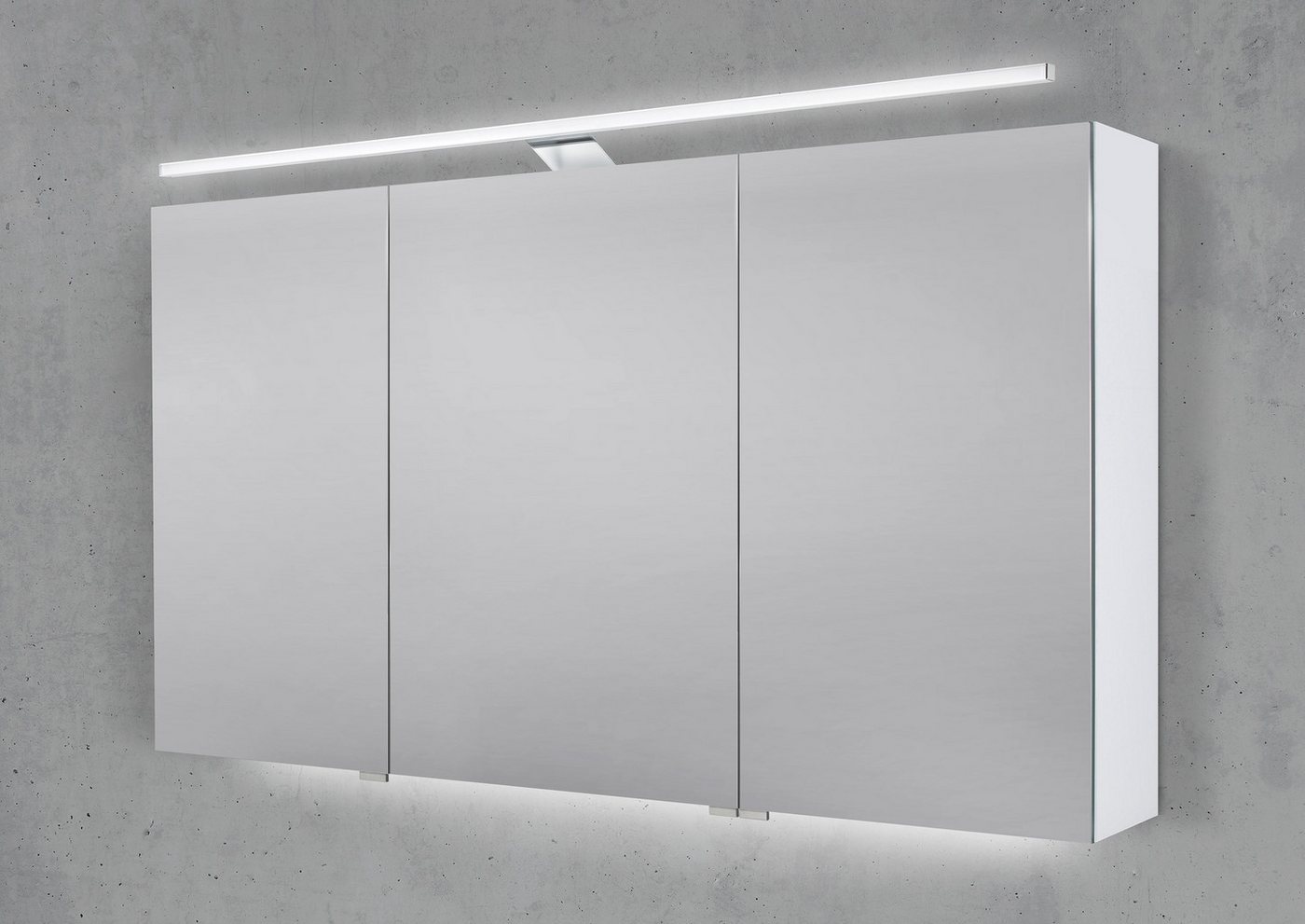 Intarbad Badezimmerspiegelschrank Spiegelschrank 130 cm mit MULTI Light LED Beleuchtung Intarbad Badezimmerspiegelschrank Spiegelschrank 130 cm mit MULTI Light LED Beleuchtung von Intarbad
