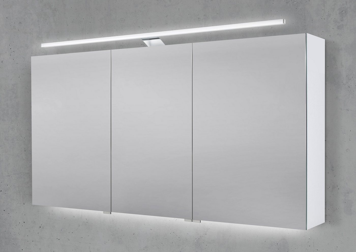 Intarbad Badezimmerspiegelschrank Spiegelschrank 140 cm mit MULTI Light LED Beleuchtung Intarbad Badezimmerspiegelschrank Spiegelschrank 140 cm mit MULTI Light LED Beleuchtung von Intarbad