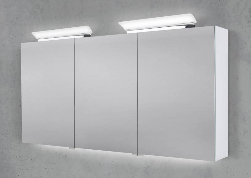 Intarbad Badezimmerspiegelschrank 150 cm 2x LED Acryl Aufsatzleuchte doppelseitig Waschtisch Intarbad Badezimmerspiegelschrank 150 cm 2x LED Acryl Aufsatzleuchte doppelseitig Waschtisch von Intarbad