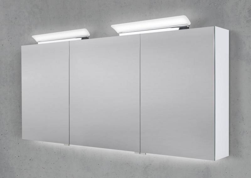 Intarbad Badezimmerspiegelschrank Spiegelschrank 160 cm 2x LED Acryl Aufsatzleuchte doppelseitig Intarbad Badezimmerspiegelschrank Spiegelschrank 160 cm 2x LED Acryl Aufsatzleuchte doppelseitig von Intarbad