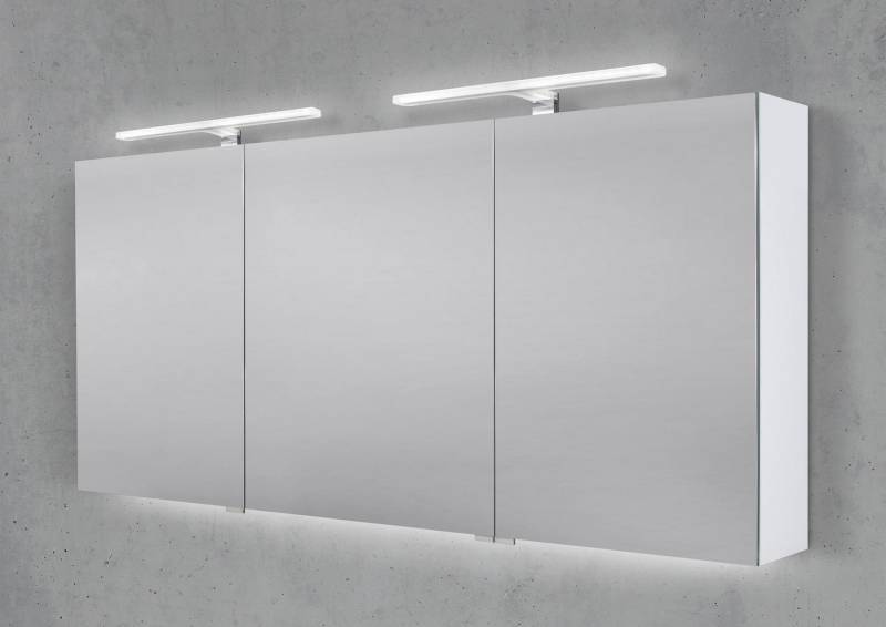 Intarbad Badezimmerspiegelschrank 160 cm 2x MULTI LED Acryl-Aufsatzleuchte Waschtisch Intarbad Badezimmerspiegelschrank 160 cm 2x MULTI LED Acryl-Aufsatzleuchte Waschtisch von Intarbad
