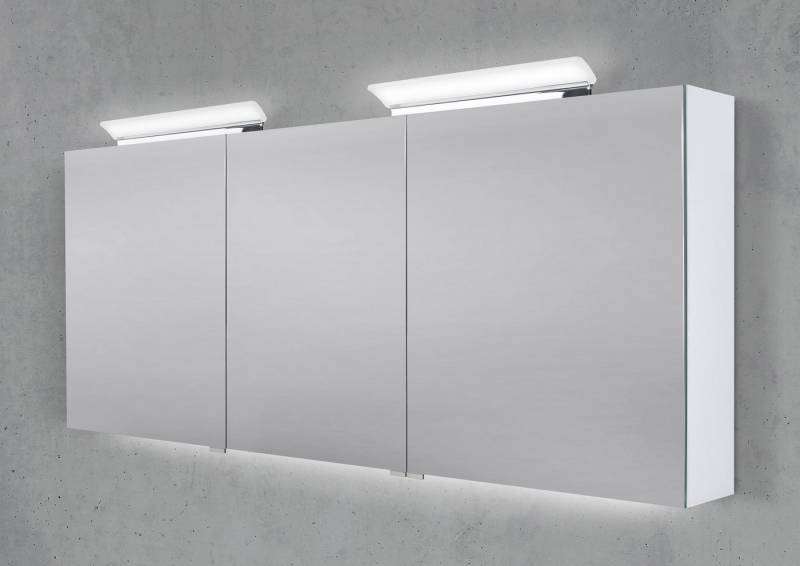 Intarbad Badezimmerspiegelschrank Spiegelschrank 170 cm 2x LED Acryl Aufsatzleuchte doppelseitig Intarbad Badezimmerspiegelschrank Spiegelschrank 170 cm 2x LED Acryl Aufsatzleuchte doppelseitig von Intarbad