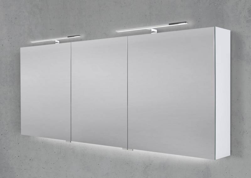 Intarbad Badezimmerspiegelschrank 170 cm mit 2x MULTI Light LED Chrom Beleuchtung Waschtisch Intarbad Badezimmerspiegelschrank 170 cm mit 2x MULTI Light LED Chrom Beleuchtung Waschtisch von Intarbad