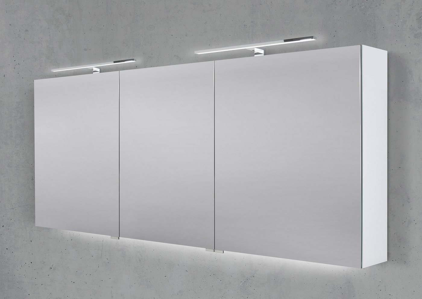 Intarbad Badezimmerspiegelschrank Spiegelschrank 170 cm mit 2x MULTI Light LED Chrom Beleuchtung Intarbad Badezimmerspiegelschrank Spiegelschrank 170 cm mit 2x MULTI Light LED Chrom Beleuchtung von Intarbad