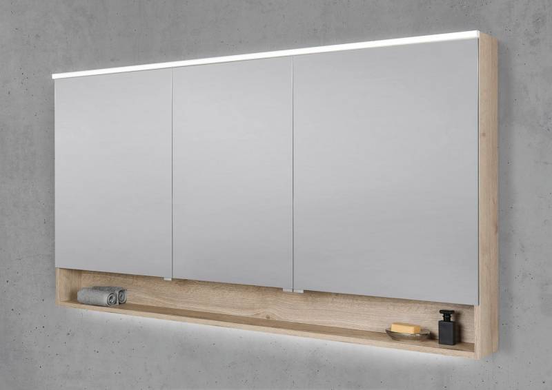 Intarbad Badezimmerspiegelschrank Spiegelschrank 170 cm mit offenem Fach Multilight-LED-Beleuchtung Intarbad Badezimmerspiegelschrank Spiegelschrank 170 cm mit offenem Fach Multilight-LED-Beleuchtung von Intarbad