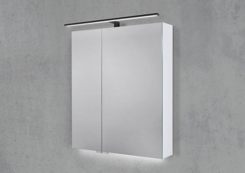 Intarbad Badezimmerspiegelschrank Spiegelschrank 60 cm mit MULTI LED Aufsatzleuchte Halifax Eiche Natur Intarbad Badezimmerspiegelschrank Spiegelschrank 60 cm mit MULTI LED Aufsatzleuchte Halifax Eiche Natur von Intarbad