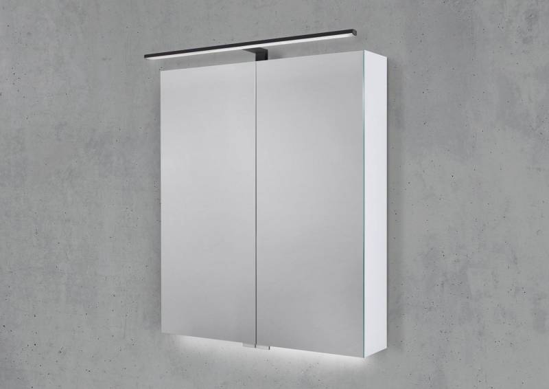 Intarbad Badezimmerspiegelschrank Spiegelschrank 60 cm mit MULTI LED Aufsatzleuchte Halifax Eiche Natur Intarbad Badezimmerspiegelschrank Spiegelschrank 60 cm mit MULTI LED Aufsatzleuchte Halifax Eiche Natur von Intarbad
