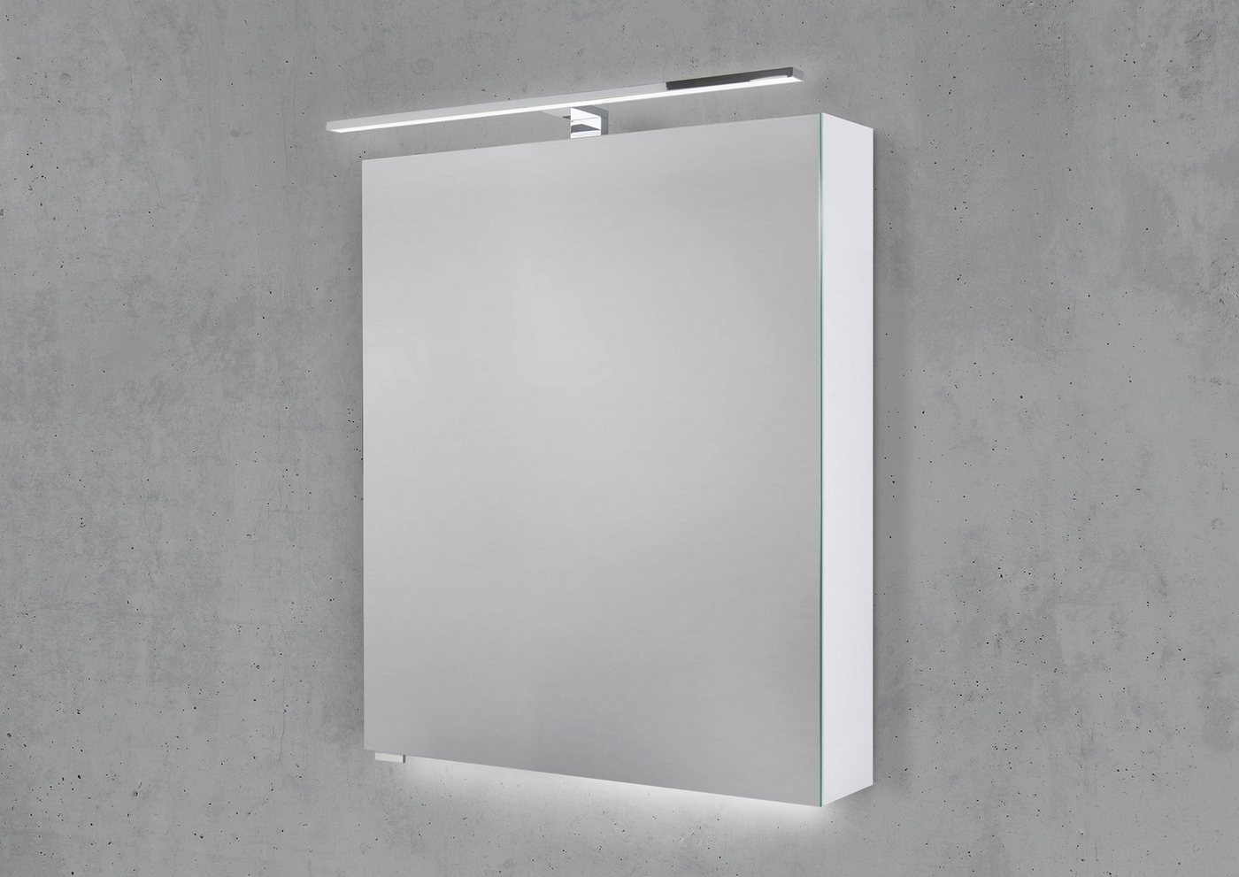Intarbad Badezimmerspiegelschrank Spiegelschrank 60 cm mit MULTI Light LED Chrom Beleuchtung Intarbad Badezimmerspiegelschrank Spiegelschrank 60 cm mit MULTI Light LED Chrom Beleuchtung von Intarbad