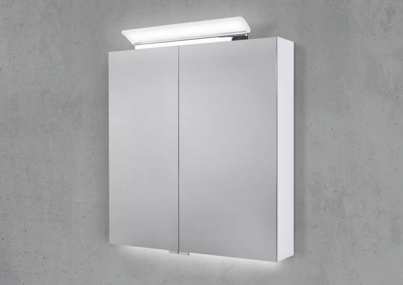 Intarbad Badezimmerspiegelschrank Spiegelschrank 70 cm LED Acryl Aufsatzleuchte doppelseitig verspiegelt Intarbad Badezimmerspiegelschrank Spiegelschrank 70 cm LED Acryl Aufsatzleuchte doppelseitig verspiegelt von Intarbad