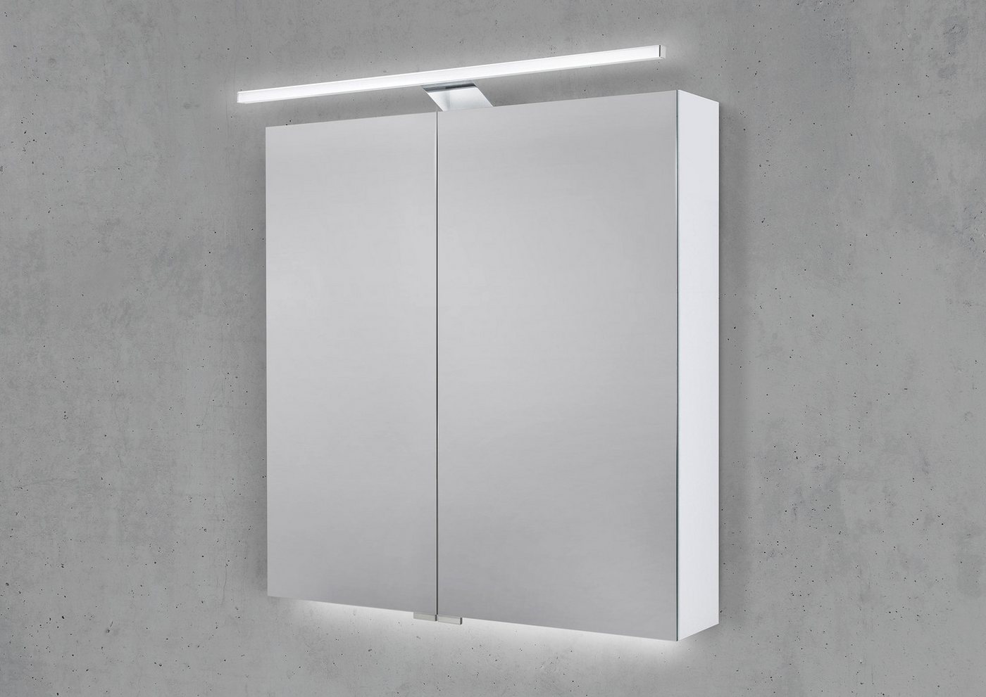 Intarbad Badezimmerspiegelschrank Spiegelschrank 70 cm mit MULTI Light LED Beleuchtung Intarbad Badezimmerspiegelschrank Spiegelschrank 70 cm mit MULTI Light LED Beleuchtung von Intarbad