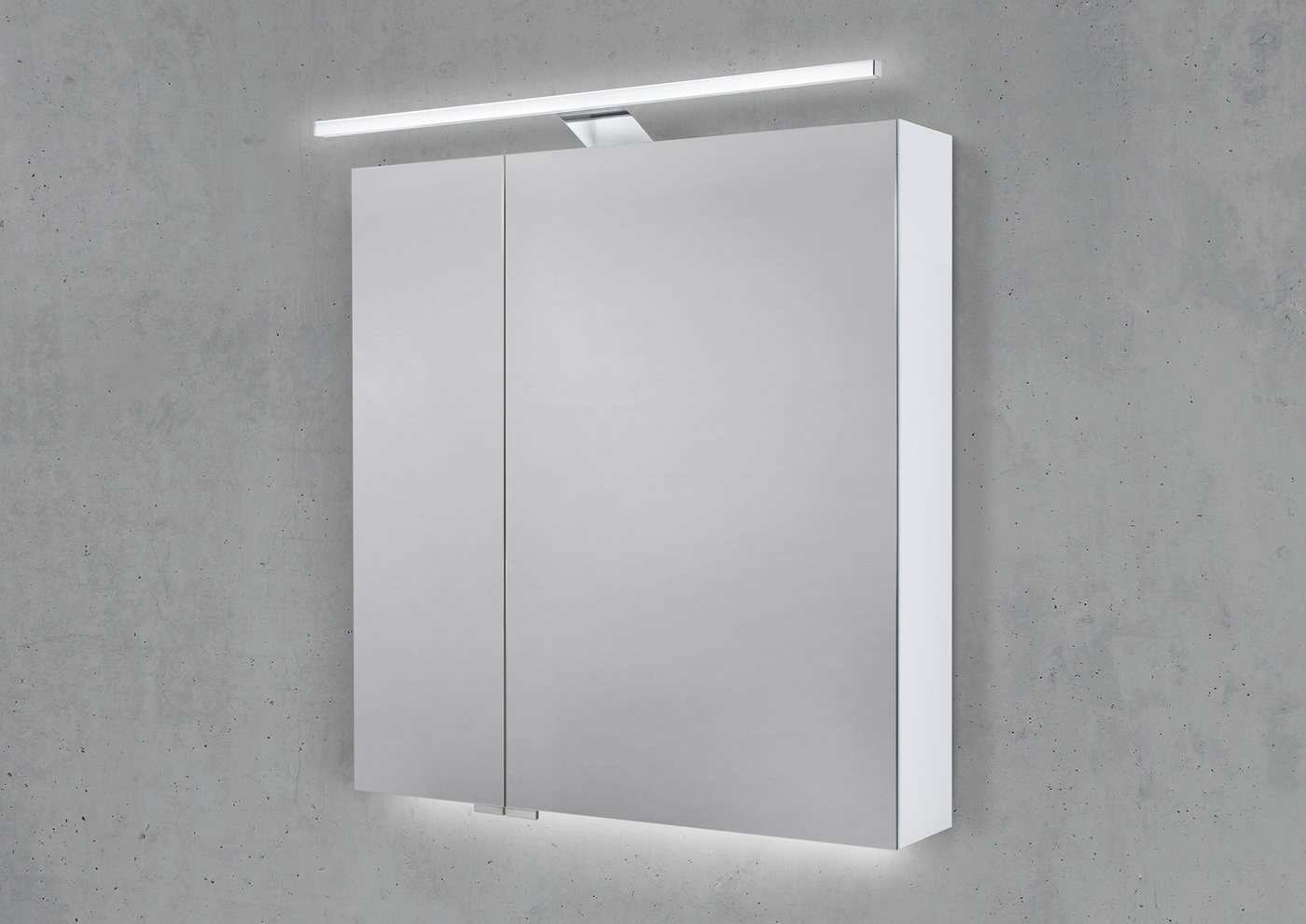 Intarbad Badezimmerspiegelschrank Spiegelschrank 70 cm mit MULTI Light LED Beleuchtung Intarbad Badezimmerspiegelschrank Spiegelschrank 70 cm mit MULTI Light LED Beleuchtung von Intarbad
