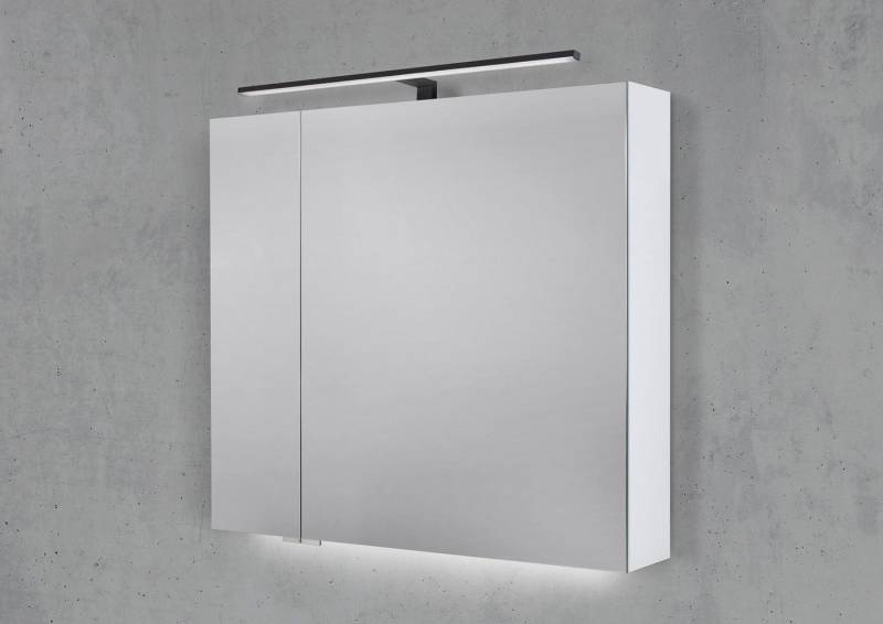 Intarbad Badezimmerspiegelschrank Spiegelschrank 80 cm mit MULTI LED Aufsatzleuchte Halifax Eiche Natur Intarbad Badezimmerspiegelschrank Spiegelschrank 80 cm mit MULTI LED Aufsatzleuchte Halifax Eiche Natur von Intarbad