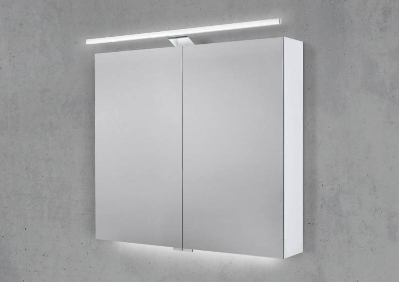 Intarbad Badezimmerspiegelschrank Spiegelschrank 80 cm mit MULTI Light LED Beleuchtung Intarbad Badezimmerspiegelschrank Spiegelschrank 80 cm mit MULTI Light LED Beleuchtung von Intarbad