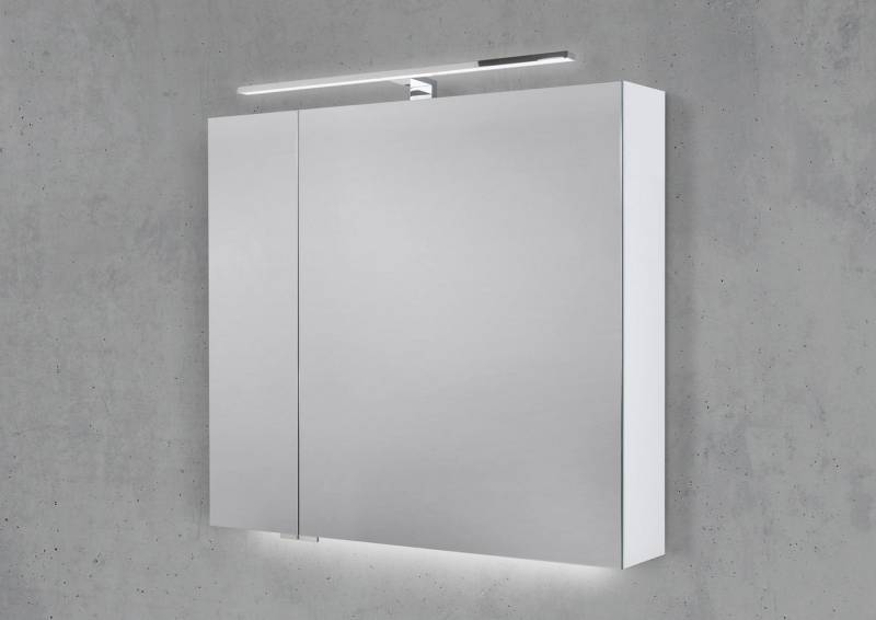 Intarbad Badezimmerspiegelschrank Spiegelschrank 80 cm mit MULTI Light LED Chrom Beleuchtung Intarbad Badezimmerspiegelschrank Spiegelschrank 80 cm mit MULTI Light LED Chrom Beleuchtung von Intarbad