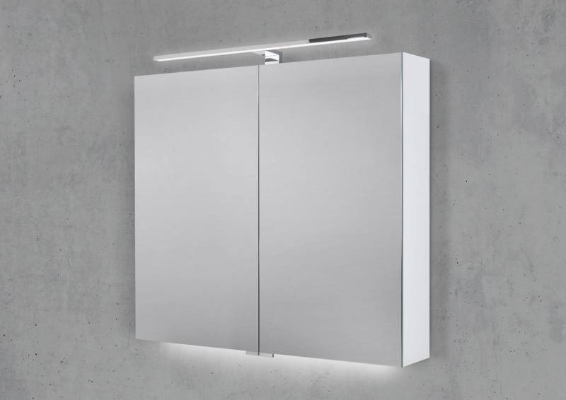 Intarbad Badezimmerspiegelschrank Spiegelschrank 80 cm mit MULTI Light LED Chrom Beleuchtung Intarbad Badezimmerspiegelschrank Spiegelschrank 80 cm mit MULTI Light LED Chrom Beleuchtung von Intarbad