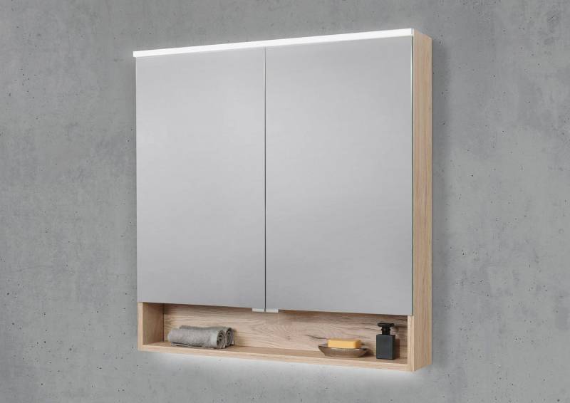 Intarbad Badezimmerspiegelschrank Spiegelschrank 80 cm mit offenem Fach integrierte MULTI Light LED Intarbad Badezimmerspiegelschrank Spiegelschrank 80 cm mit offenem Fach integrierte MULTI Light LED von Intarbad