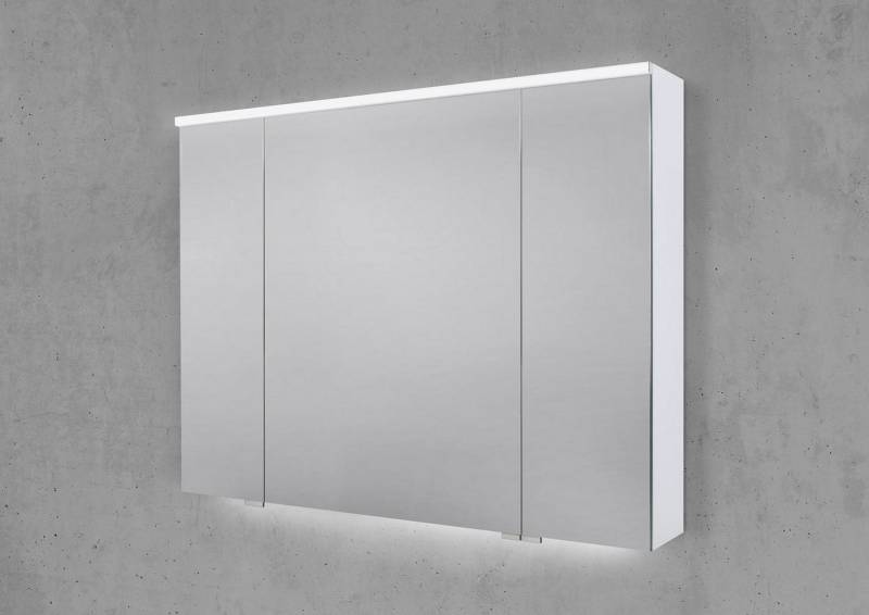 Intarbad Badezimmerspiegelschrank Spiegelschrank 90 cm 3 türig mit integrierter MULTI Light LED Intarbad Badezimmerspiegelschrank Spiegelschrank 90 cm 3 türig mit integrierter MULTI Light LED von Intarbad