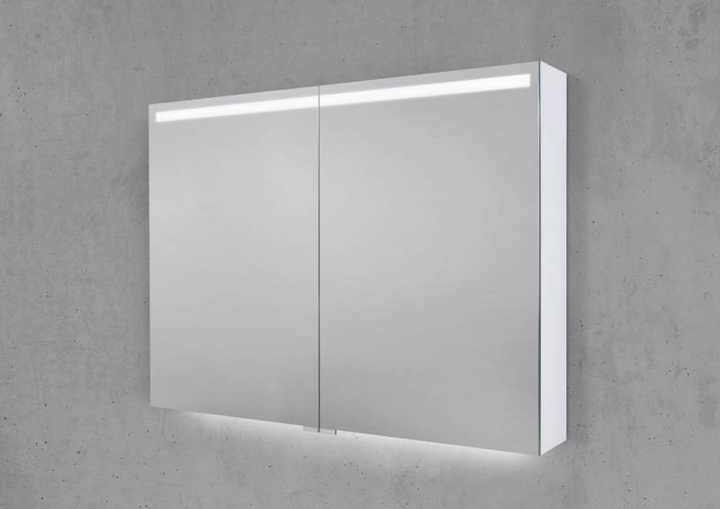 Intarbad Badezimmerspiegelschrank Spiegelschrank 90 cm integrierte MULTILIGHT-LED Lichtleiste Weiß Matt Intarbad Badezimmerspiegelschrank Spiegelschrank 90 cm integrierte MULTILIGHT-LED Lichtleiste Weiß Matt von Intarbad