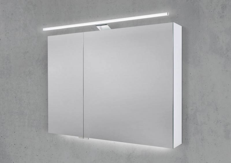 Intarbad Badezimmerspiegelschrank Spiegelschrank 90 cm mit MULTI Light LED Beleuchtung Intarbad Badezimmerspiegelschrank Spiegelschrank 90 cm mit MULTI Light LED Beleuchtung von Intarbad