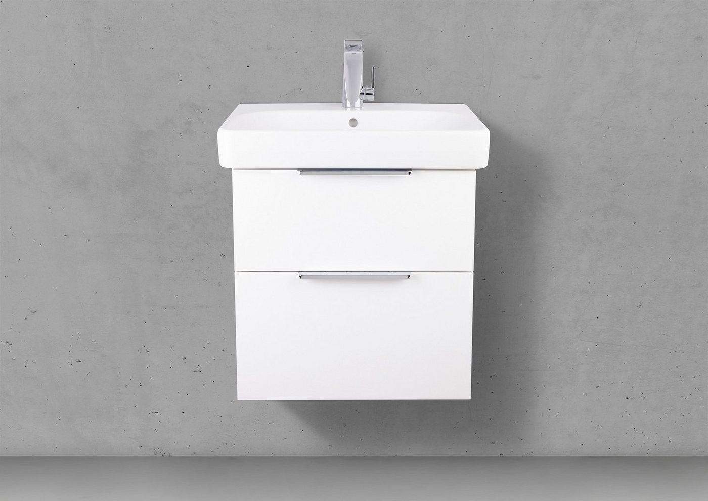 Intarbad Badmöbel-Set Badmöbel Set Shape Geberit Smyle Waschbecken 60 cm mit Intarbad Badmöbel-Set Badmöbel Set Shape Geberit Smyle Waschbecken 60 cm mit von Intarbad