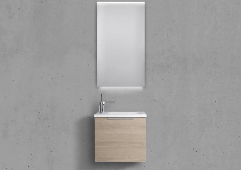 Intarbad Badmöbel-Set Gäste Badmöbel Rimini, Handwaschbecken, mit LED Lichtspiegel Anthrazit Intarbad Badmöbel-Set Gäste Badmöbel Rimini, Handwaschbecken, mit LED Lichtspiegel Anthrazit von Intarbad