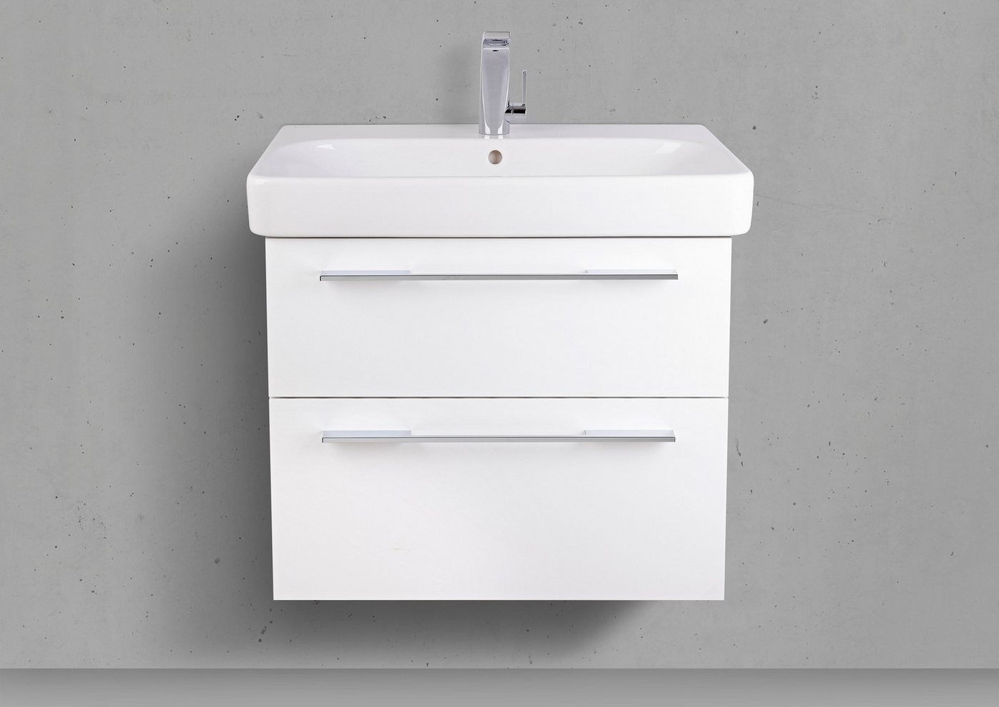 Intarbad Badmöbel-Set Geberit Smyle Square Waschtisch 75 cm mit Unterschrank, Badmöbel Shape Intarbad Badmöbel-Set Geberit Smyle Square Waschtisch 75 cm mit Unterschrank, Badmöbel Shape von Intarbad