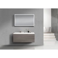 Intarbad CUBO Badmöbel Set grifflos 120 cm Waschtisch mit Unterschrank und Lichtspiegel Intarbad CUBO Badmöbel Set grifflos 120 cm Waschtisch mit Unterschrank und Lichtspiegel von Intarbad