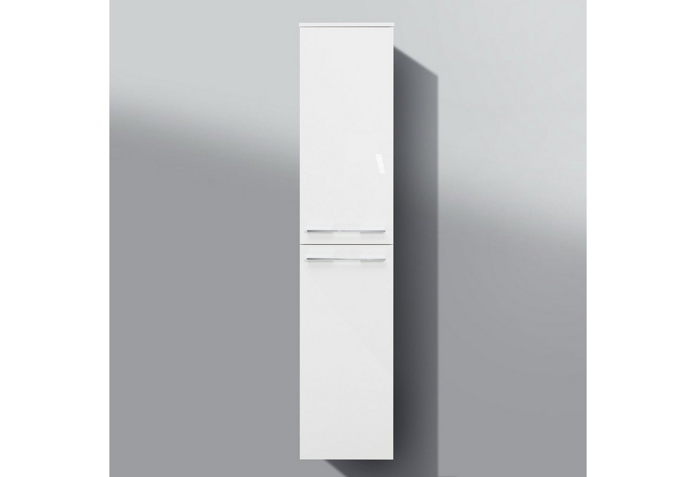 Intarbad Seitenschrank Bad Hochschrank, Seitenschrank H/B/T: 160/35/32,5cm, weiß hochglanz Intarbad Seitenschrank Bad Hochschrank, Seitenschrank H/B/T: 160/35/32,5cm, weiß hochglanz von Intarbad