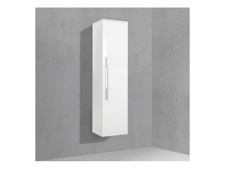 Intarbad Seitenschrank Hochschrank Seitenschrank mit Griff Bad, H/B/T 141,6/40/32,5cm, weiß von Intarbad