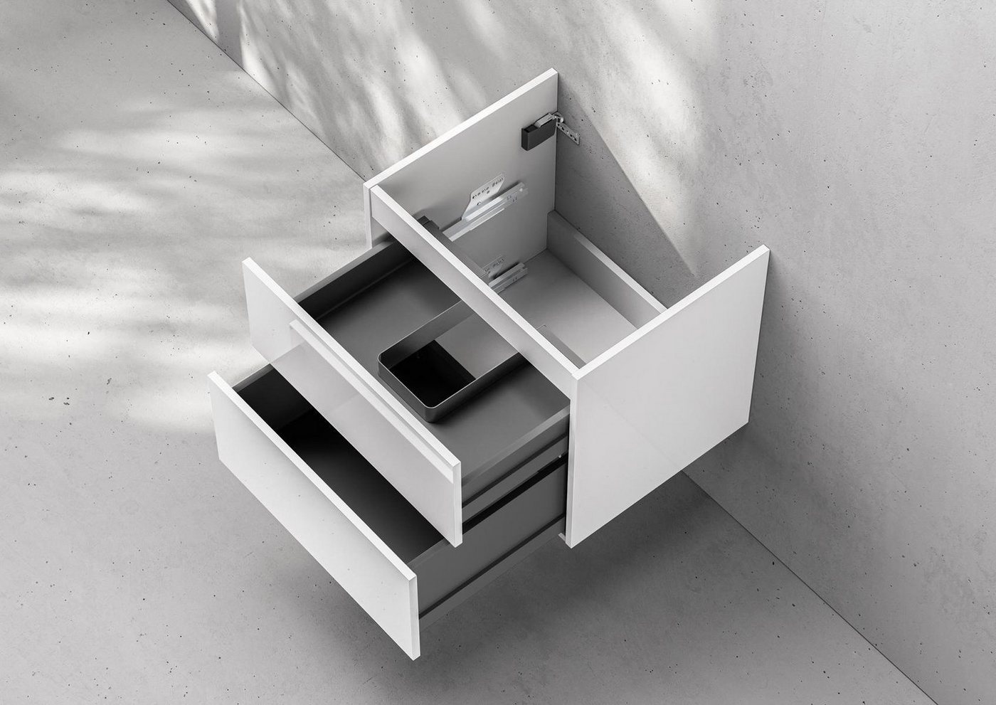 Intarbad Waschbeckenunterschrank Unterschrank Intarbad Deluxe als Zubehör für Waschtisch Duravit D-Code von Intarbad