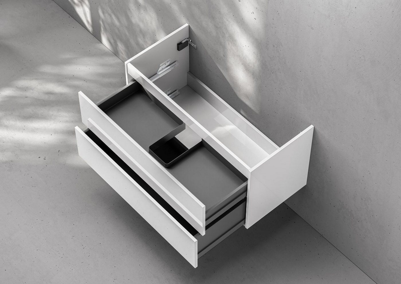Intarbad Waschbeckenunterschrank Unterschrank Intarbad Deluxe als Zubehör für Waschtisch Duravit D-Code von Intarbad