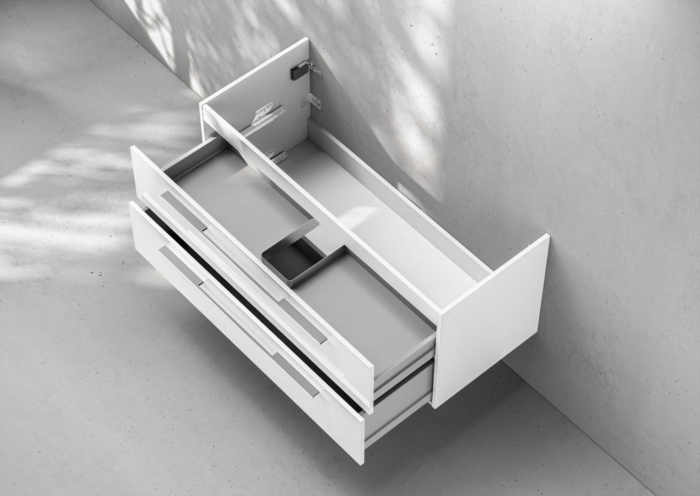 Intarbad Waschbeckenunterschrank Unterschrank Intarbad Premium als Zubehör für Waschtisch Geberit Xeno Intarbad Waschbeckenunterschrank Unterschrank Intarbad Premium als Zubehör für Waschtisch Geberit Xeno von Intarbad