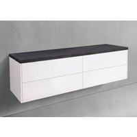 Luxor - Badmöbelset mit 4 Auszügen und Waschtischplatte (ohne Waschtisch) von Intarbad