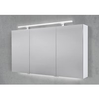 Spiegelschrank 130 cm mit MULTI LED Acryl Aufsatzleuchte Doppelspiegeltüren Spiegelschrank 130 cm mit MULTI LED Acryl Aufsatzleuchte Doppelspiegeltüren von Intarbad