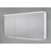 Spiegelschrank 150 cm integrierte MULTI Light LED Beleuchtung Doppelspiegeltüren Beton Anthrazit von Intarbad