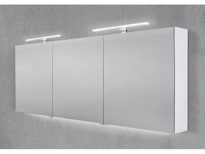 Spiegelschrank 180 cm 2x MULTI LED Acryl Aufsatzleuchte Doppelspiegeltüren Spiegelschrank 180 cm 2x MULTI LED Acryl Aufsatzleuchte Doppelspiegeltüren von Intarbad