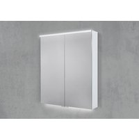 Spiegelschrank 60 cm integrierte MULTI Light LED Beleuchtung Doppelspiegeltüren von Intarbad